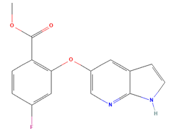 Methyl 2-((1H-pyrrolo[2,3-b]pyridin-5-yl)oxy)-4-fluoro benzoate
