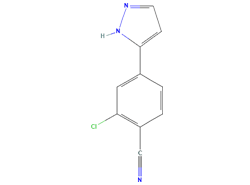 2-Chloro-4-(1H-pyrazol-5-yl) benzo nitrile
