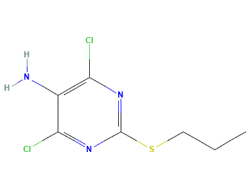 4,6-dichloro-2-(propyl sulfanyl) pyrimidin-5-amine
