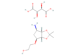 2-((3aR,4S,6R,6aS)-6-amino-2,2-dimethyltetrahydro-3 aH-cyclopenta[d][1,3]dioxol-4-yloxy)ethanol L-tataric acid
