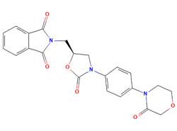 2-({(5S)-2-oxo-3-[4-(3-oxomorpholin-4-yl) phenyl]-1,3-oxazolidin-5-yl}methyl)-1H-isoindole-1,3(2H)-dione
