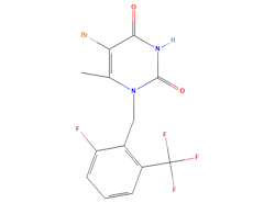 5-Bromo-1-(2-fluoro-6-(trifluoromethyl) benzyl)-6-methyl pyrimidine-2, 4(1H, 3H)-dione
