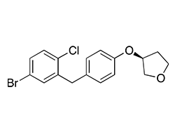 (3S)-3-[4-[(5-bromo-2-chloro phenyl) methyl] phenoxy] tetrahydrofuran
